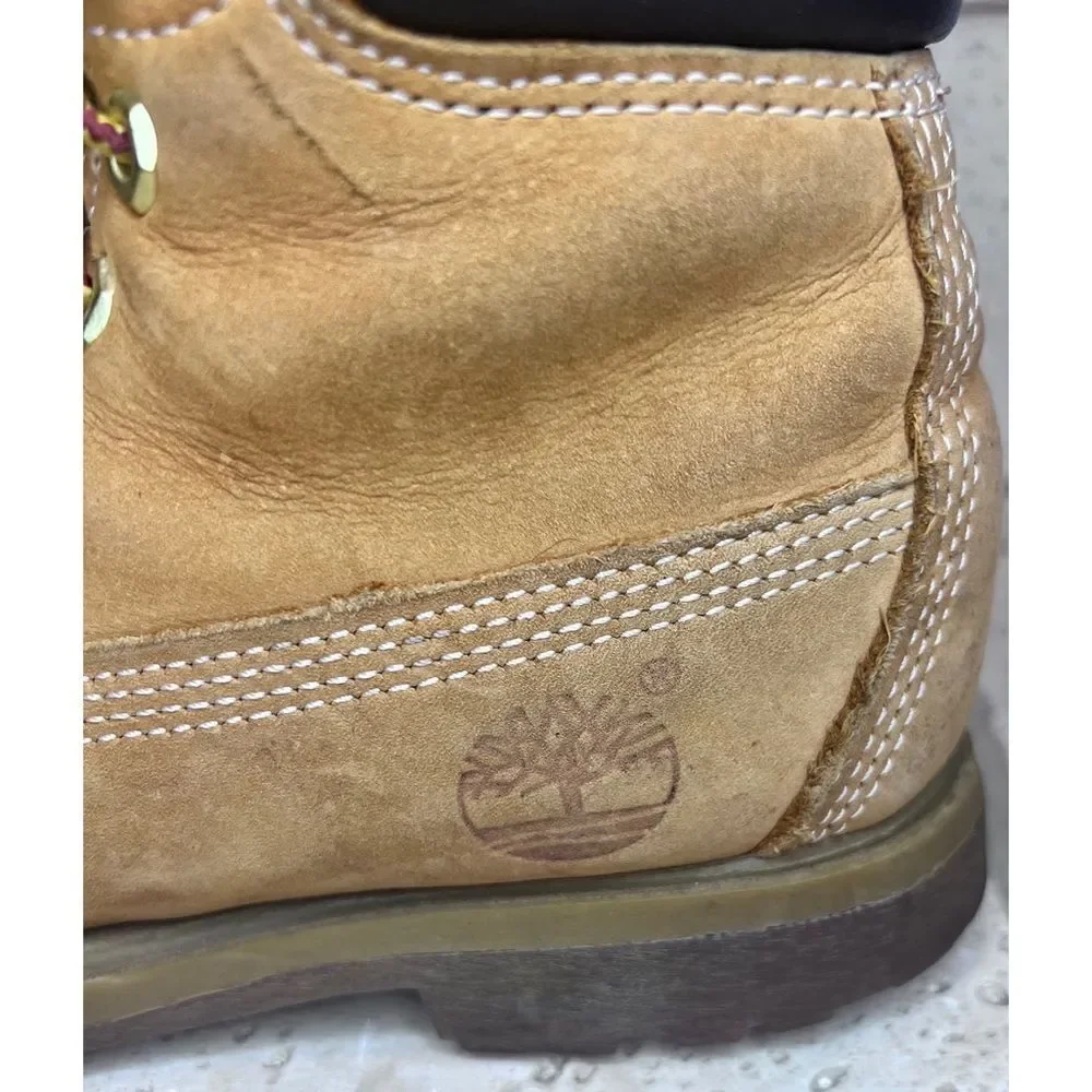 Timberland Boys Kids Youth 6 inch Leather Ankle Boots “Butter Timbs” Size 5